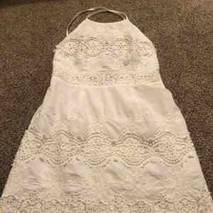 Altar'd State White Lace Mini Dress